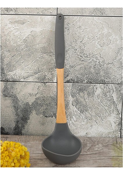 Lüx Silikon Kepçe 29cm Gri Ckr2320