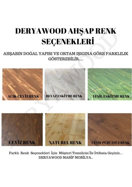 Masif Ahşap Walnut Orta Sehpa 90*90  cm