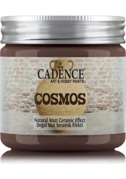 Cosmos Doğal Mat Seramik Efekti CS15 Kahve 150ML Başkent Hobi