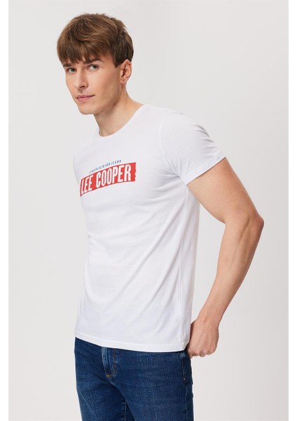 Real Erkek O Yaka T-Shirt Beyaz fırsatları