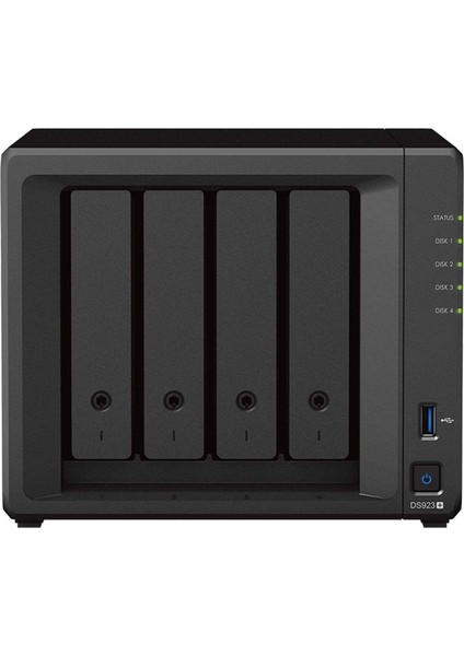 DS923PLUS02 Ryzen R1600 4gb 2tb HDD 4x3.5" Sata Desteği Raıd(0-1-5-6-10) Nas Depolama Ünitesi