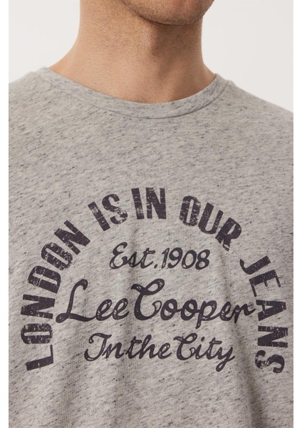 James Erkek %100 Pamuk O Yaka Uzun Kol T-Shirt K. Gri indirimleri