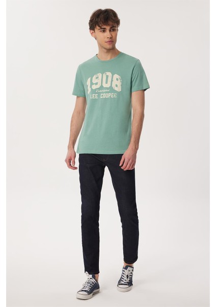 Derek Erkek O Yaka T-Shirt Mınt