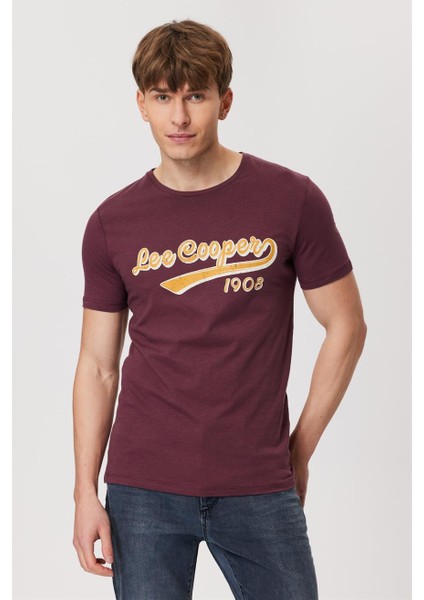 Hardy Erkek O Yaka T-Shirt Mürdüm fiyatları