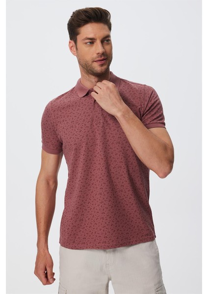 Newbernard Erkek Polo Yaka T-Shirt Gül Kurusu fiyatları