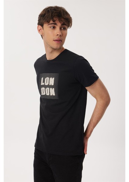 Michael Erkek %100 Pamuk O Yaka T-Shirt Siyah fiyatları