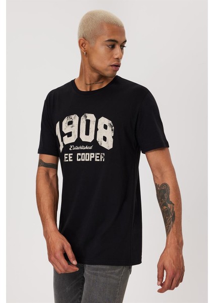 Derek Erkek O Yaka T-Shirt Siyah modelleri