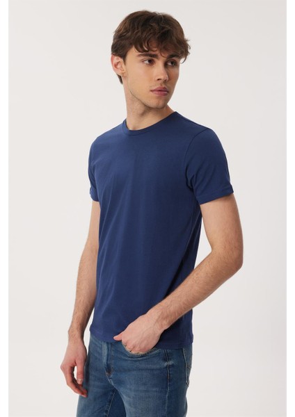 Wıllıam Erkek O Yaka T-Shirt Lacivert fiyatları