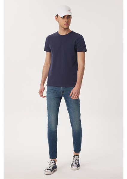 Twıngos 3 Erkek Pike O Yaka T-Shirt Lacivert
