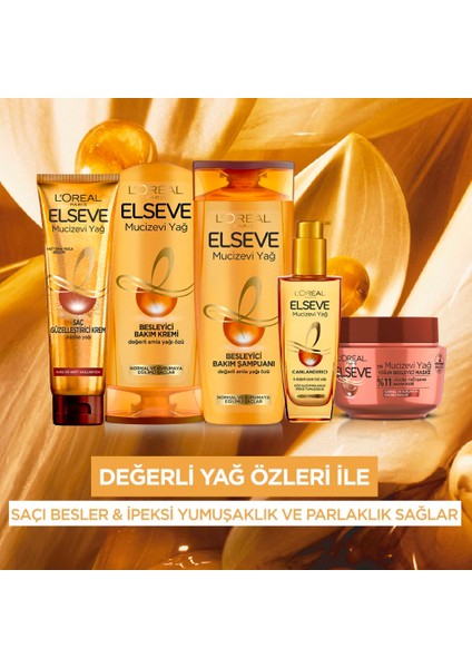 L'Oréal Paris Elseve 6 Mucizevi Yağ Besleyici Maske 300 ml