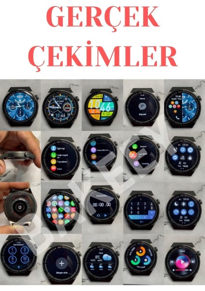 Gt3 Max Porsche Akıllı Saat 3 Kordonlu Full Özellikli 45 Mm Hd Ekran Ios Ve Android Uyumlu Watch 8