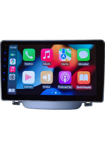Hyundai I30 Android Kablosuz Carplay Navigasyon Multimedya 9 Inch Ekran 2 GB Ram 32 GB Rom