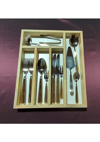 Pasiflora Home Ahşap Modern Çekmece Içi Kaşıklık Beyaz 35x29 fırsatları