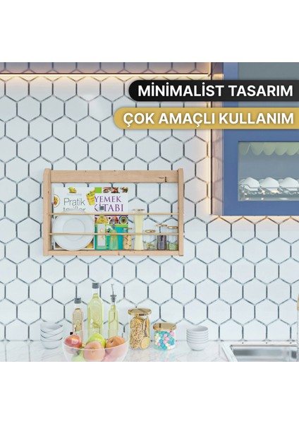 Çalışma Odası Kitaplık Duvar Rafı Montessori Kitaplık Çocuk Odası Raf Oyuncak Rafı Bebek Odası
