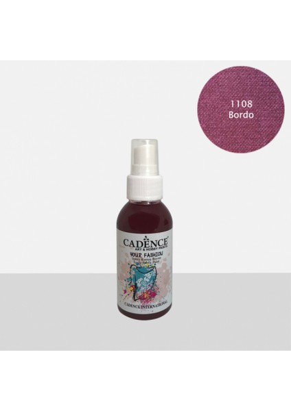 1108 Bordo Sprey Kumaş Boyası