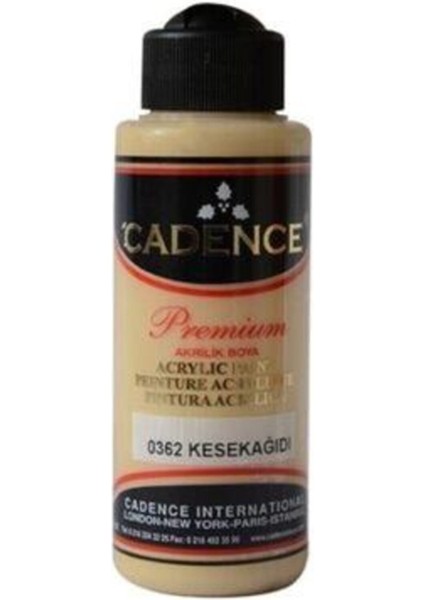 Premium Akrilik Boya 0362 Kese Kağıdı 120ML