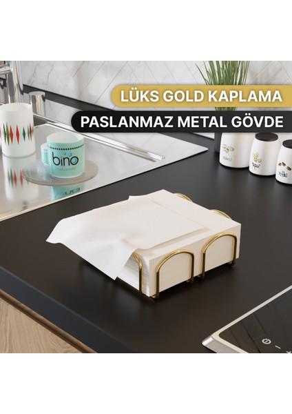 Gold Altın Kaplama Peçetelik