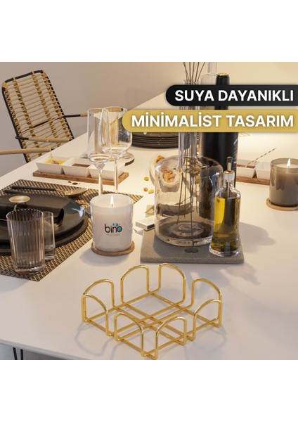 Gold Altın Kaplama Peçetelik