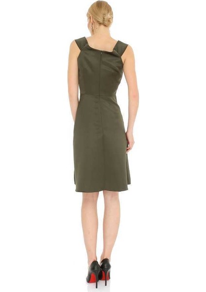 Askılı Mini Elbise Haki K1511212_023 indirimleri