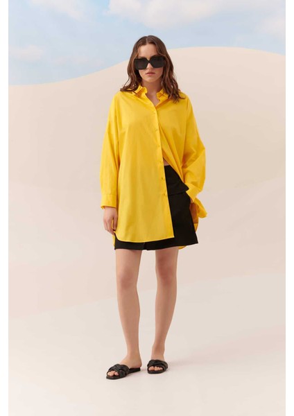 Uzun Kollu Gömlek Sarı Y2313549_009 modelleri