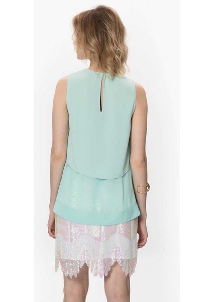 Asimetrik Payetli Etek Beyaz Y1715081_002 indirimleri