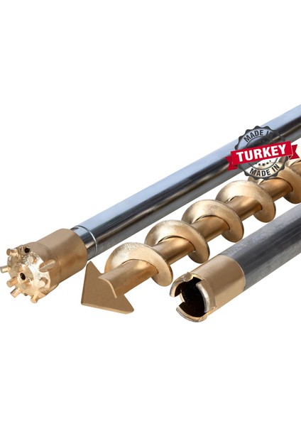 T-1 Benzinli El Sondaj Makinası Profesyonel 15M Set