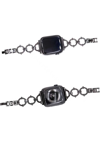 Apple Watch 3 4 5 6 7 8 Se 41MM 40MM 38MM Kordon Metal Kayış Hpy-56 Voyometal fırsatları