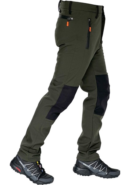 Drc Outdoor Su ve Rüzgar Geçirmez Haki Softshell Pantolon