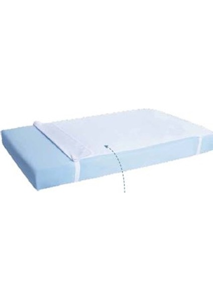 Yatak Koruyucu Çarşaf Beyaz 70 x 135 cm