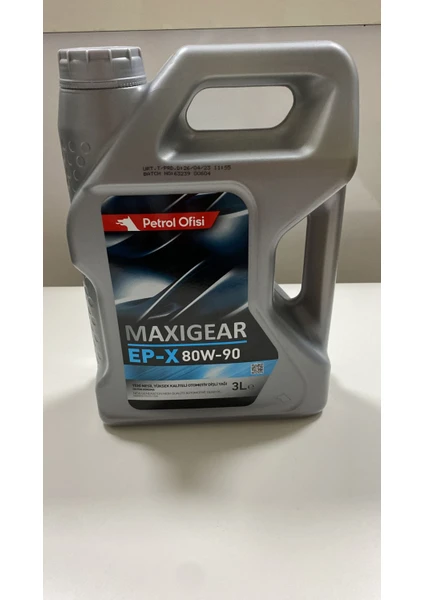 Petrol Ofisi Maxigear Ep-X 80W-90 3 Lt (2023 Ürt)