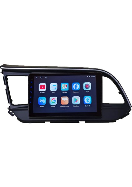 Hyundai Elantra(2019-2020 yıl)2GB Ram 32GB Rom Hafıza Multimedya Android sürüm 13 Kablosuz Carplay Navigasyon 9 inç Ekran