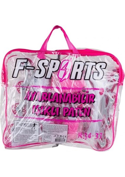 F-SPORT AYARLANABİLİR SİLİKON IŞIKLI 2+2 PATEN