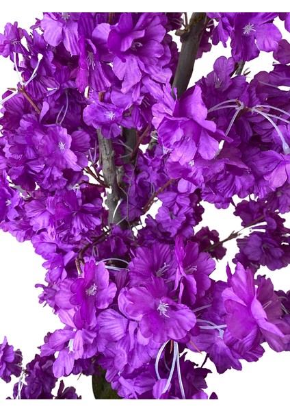 Mor Bahar Dalı 160 cm 25X25 Metal Saksı fiyatları