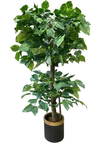 Yapay Ağaç 180 cm 30X30 Gold Kemerli Saksı