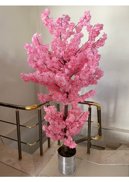 Yapay Ağaç Pembe Bahar Dalı 180 cm