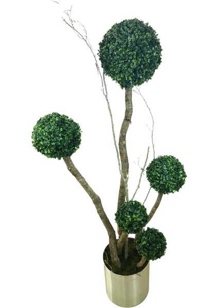 Yapay Ağaç 5 Li Şimşir Top 170 cm 30X30 Metal Saksı fiyatları