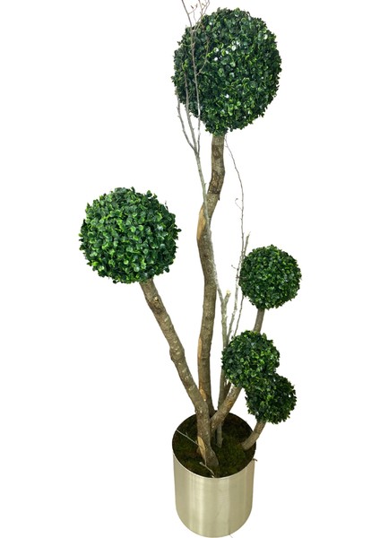 Yapay Ağaç 5 Li Şimşir Top 170 cm 30X30 Metal Saksı modelleri