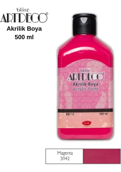 Artdeco Akrilik Boya 500ML 3042 Magenta