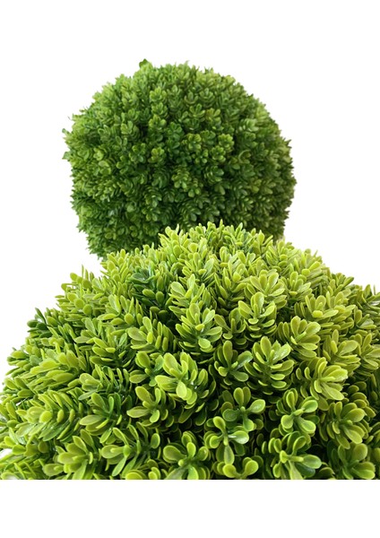 4'lü Çamdalı Şimşir Top 170 cm Yapay Ağaç 30X30 Metal Saksı modelleri