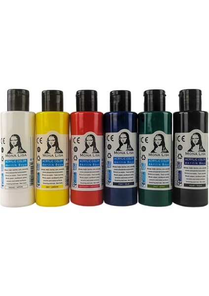 Mona Lisa Akrilik Boya Seti 70ML 6 Renk