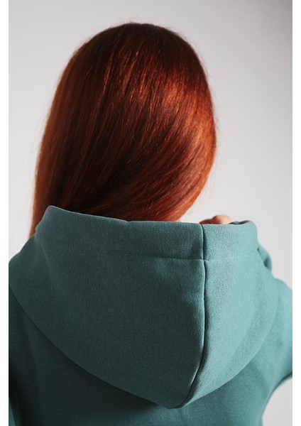 Unisex Oversize Hoodie Scream Themed Mint Green indirimleri