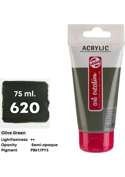 Art Creation Akrilik Boya 75ML 620 Olive Green