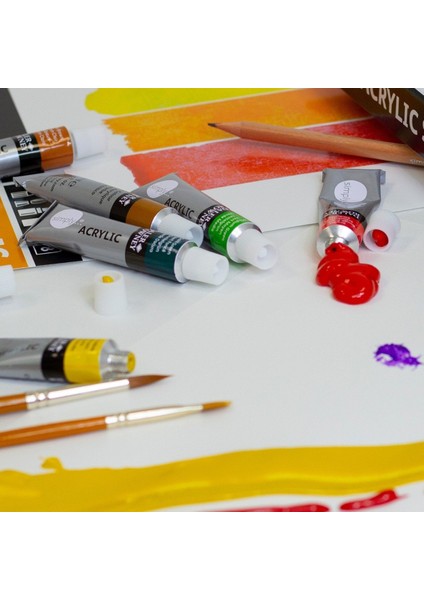 Daler Rowney Simply Akrilik Boya 12ML 24 Renk