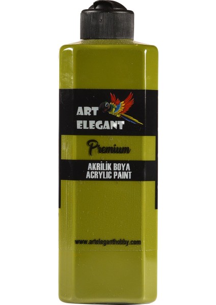 Art Elegant Akrilik Boya 400ML ACR-660 Haki Yeşil