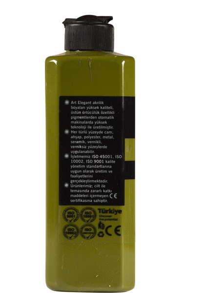Art Elegant Akrilik Boya 400ML ACR-660 Haki Yeşil