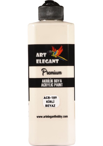 Art Elegant Akrilik Boya 400ML ACR-189 Kirli Beyaz