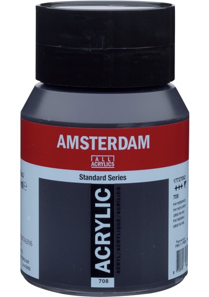 Amsterdam Akrilik Boya 500ML 708 Paynes Grey