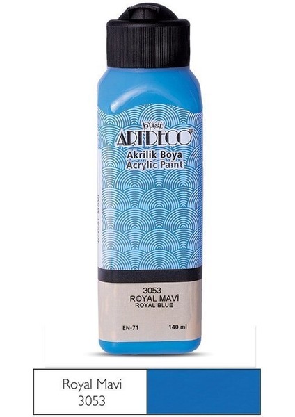 Artdeco Akrilik Boya 140ML 3053 Royal Mavi