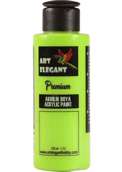 Art Elegant Akrilik Boya 120ML ACR-650 Fıstık Yeşili