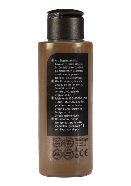 Art Elegant Akrilik Boya 120ML ACR-689 Burnt Umber